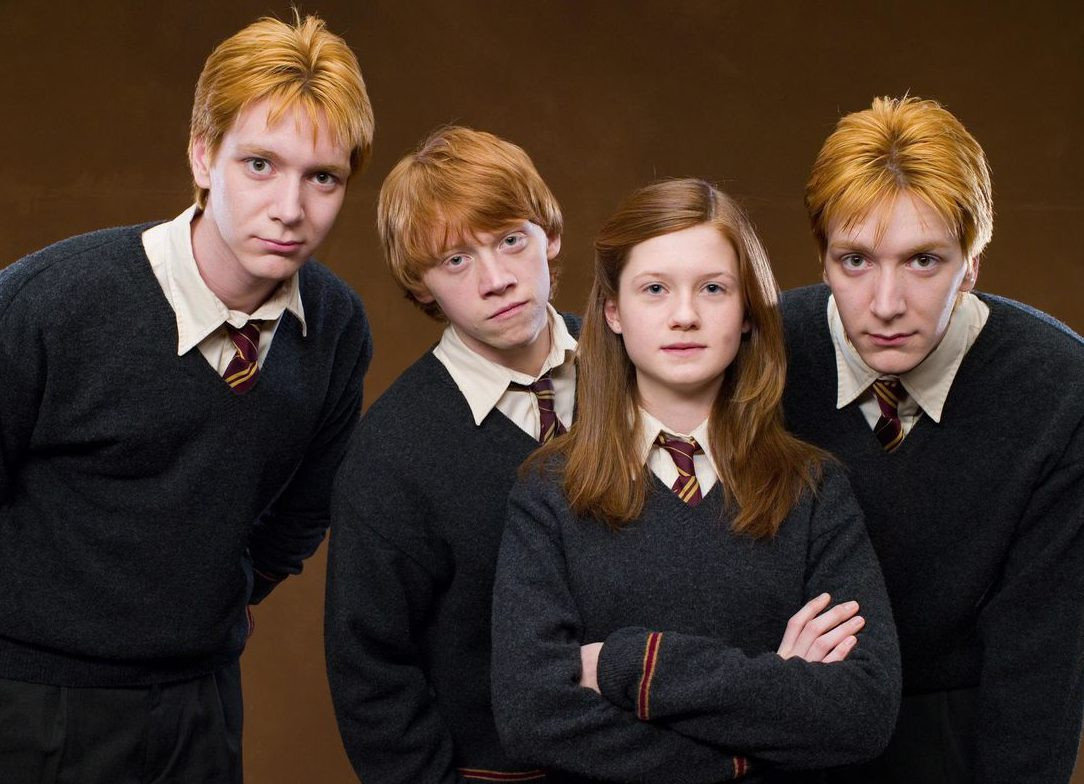 What color is the Weasleys’ flying car?
