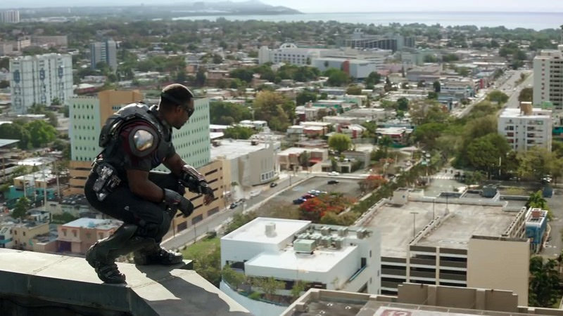 In what African city are the avengers chasing terrorists in the beginning of the film?