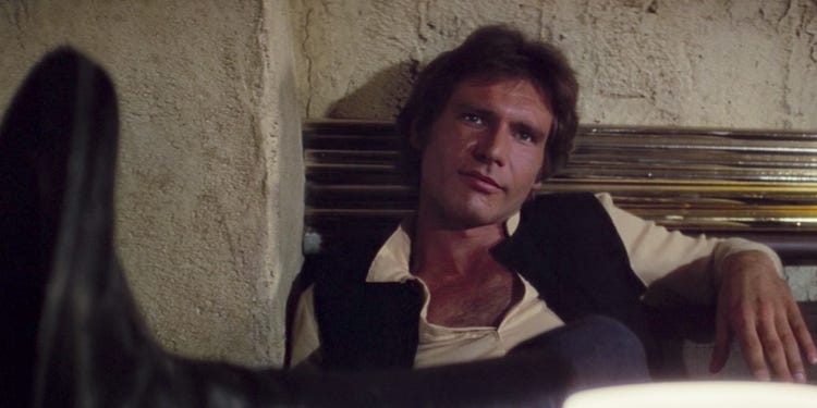 Han calls Ben an old what?