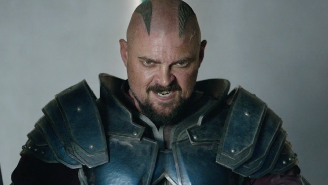 What did Skurge name his two guns that he got from Texas?