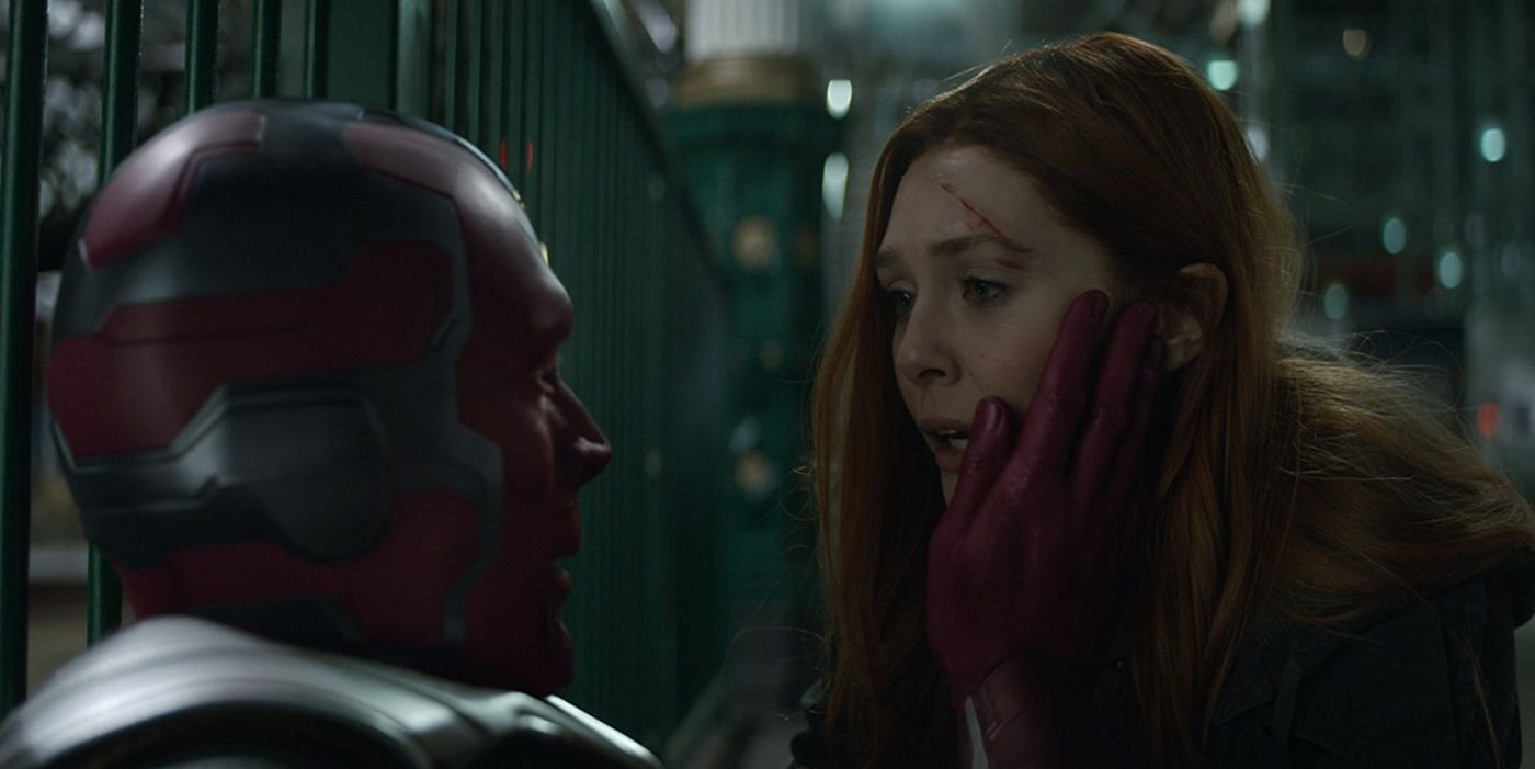 Where were Vision and Wanda when they first appeared in Infinity War?