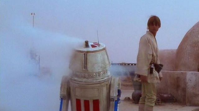 Who is this droid? (HINT: Luke and Uncle Owen bought this droid instead of R2-D2 but then he malfunctioned)