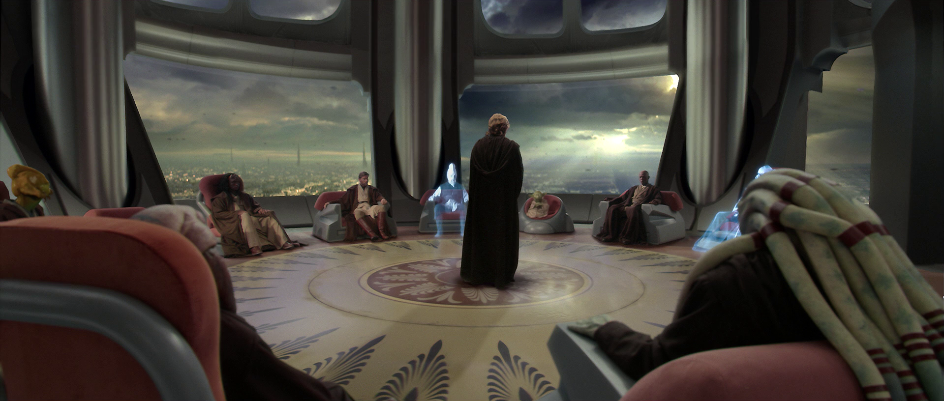 How many Jedi are in the Jedi council?