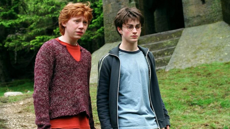 What present does Harry get from Ron for his 13th birthday?