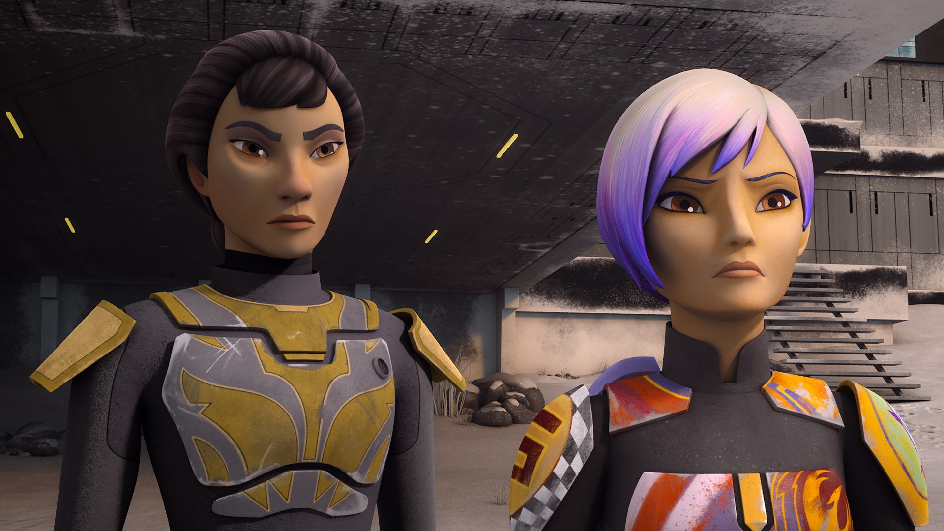 True or false: Sabine’s mother Ursa appears in Clone Wars season 7?