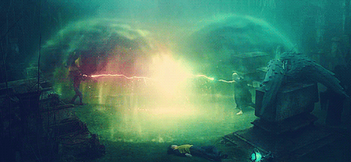 Who is the first ghost to emerge from Voldemort’s wand?