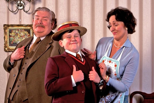 Where is Mr. Dursley’s desk at work?