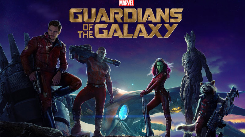 What year does the first scene in Guardians of the Galaxy take place in? 