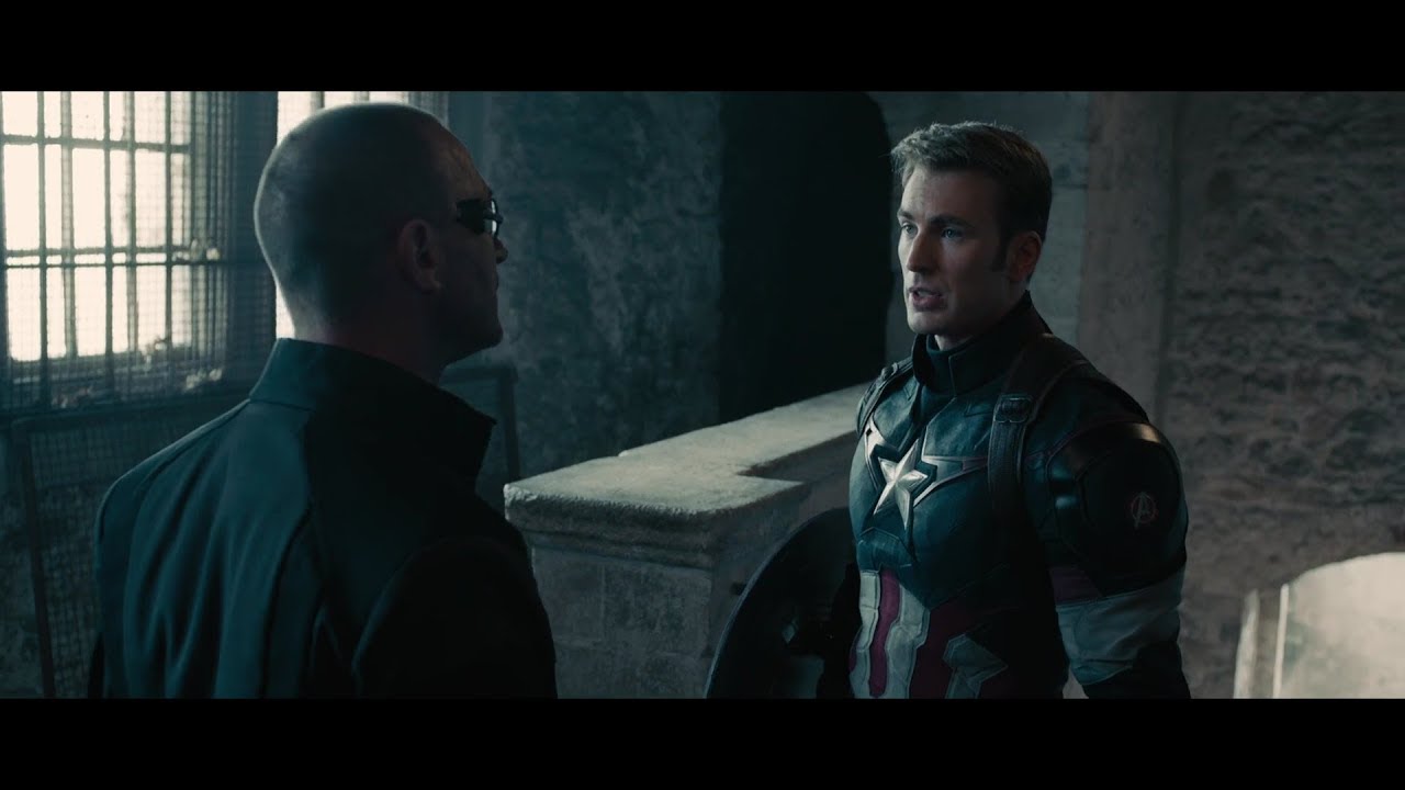In the beginning of Avengers: Age of Ultron what item are The Avengers trying to take back from Baron Strucker?