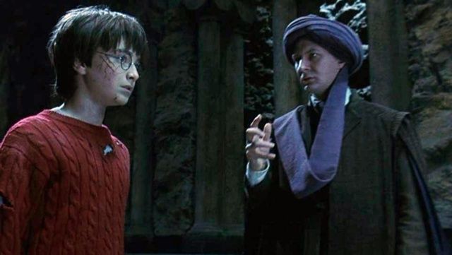 Where did Professor Quirrell meet Voldemort?